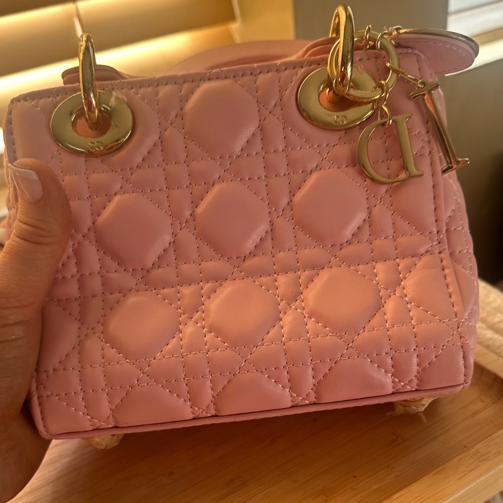 Christian Dior pale pink mini purse - Picture 15 of 16
